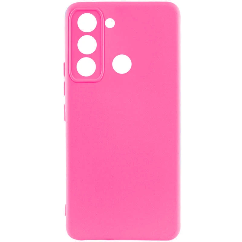 Чехол Silicone Cover Lakshmi Full Camera (AAA) для TECNO Pop 5 LTE, Розовый / Barbie pink, Силикон, купить оптом с доставкой