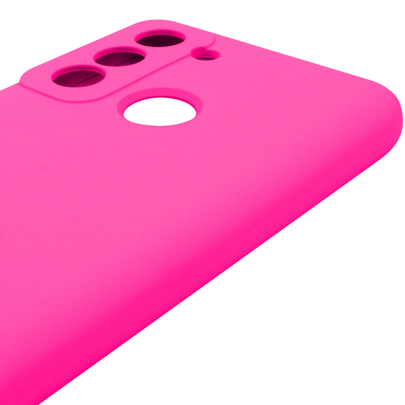 Чохол Silicone Cover Lakshmi Full Camera (AAA) для TECNO Pop 5 LTE, Рожевий / Barbie pink 3, Силікон, купити оптом з доставкою