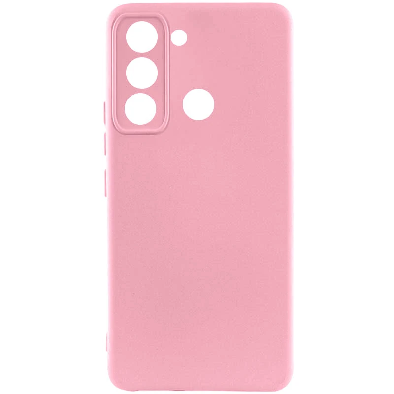 Чехол Silicone Cover Lakshmi Full Camera (AAA) для TECNO Pop 5 LTE, Розовый / Light pink, Силикон, купить оптом с доставкой