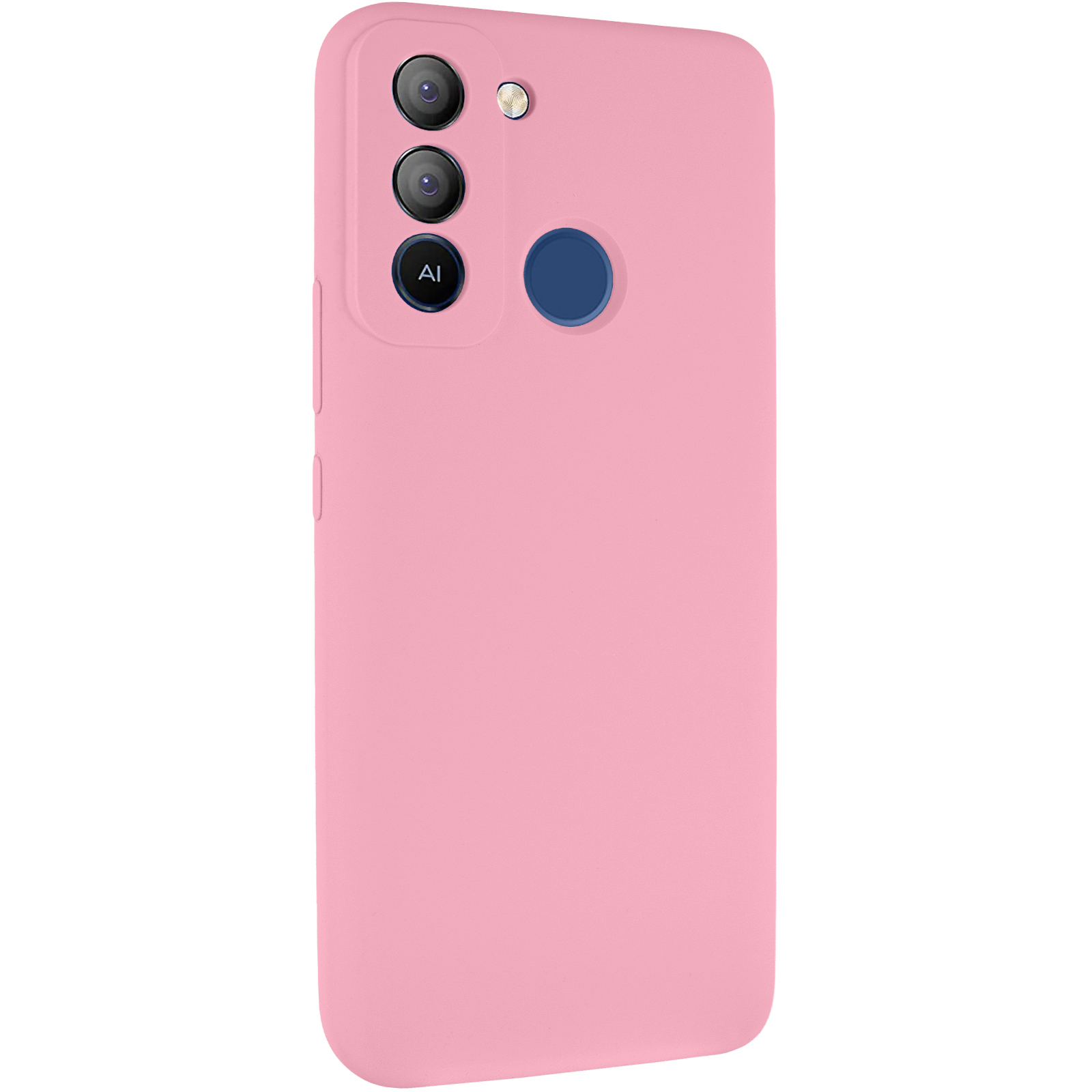 Чохол Silicone Cover Lakshmi Full Camera (AAA) для TECNO Pop 5 LTE, Рожевий / Light pink, Силікон, купити оптом з доставкою