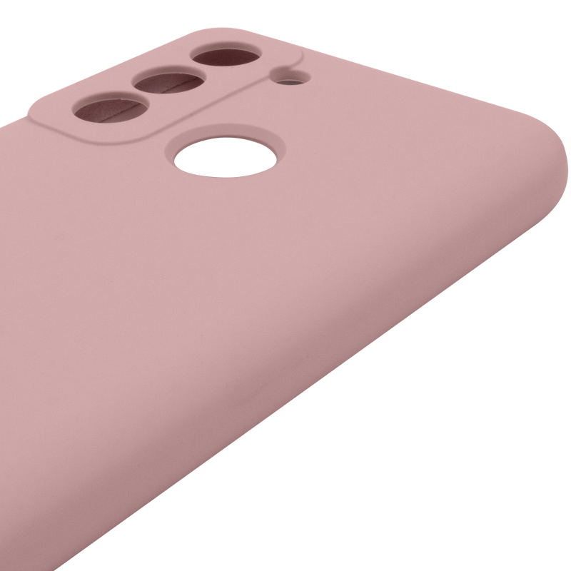 Чохол Silicone Cover Lakshmi Full Camera (AAA) для TECNO Pop 5 LTE, Рожевий / Pink Sand 3, Силікон, купити оптом з доставкою