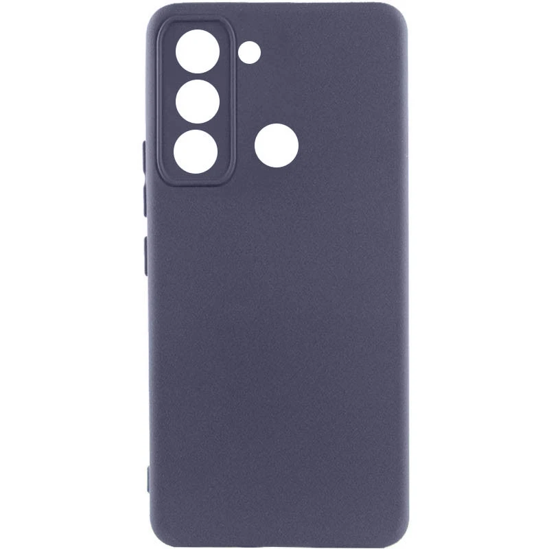 Чехол Silicone Cover Lakshmi Full Camera (AAA) для TECNO Pop 5 LTE, Серый / Dark Gray, Силикон, купить оптом с доставкой