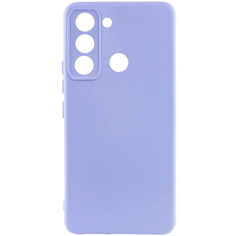 Чехол Silicone Cover Lakshmi Full Camera (AAA) для TECNO Pop 5 LTE, Сиреневый / Dasheen, Силикон, купить оптом с доставкой
