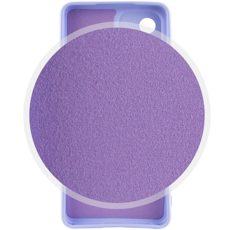 Чехол Silicone Cover Lakshmi Full Camera (AAA) для TECNO Pop 5 LTE, Сиреневый / Dasheen 1, Силикон, купить оптом с доставкой
