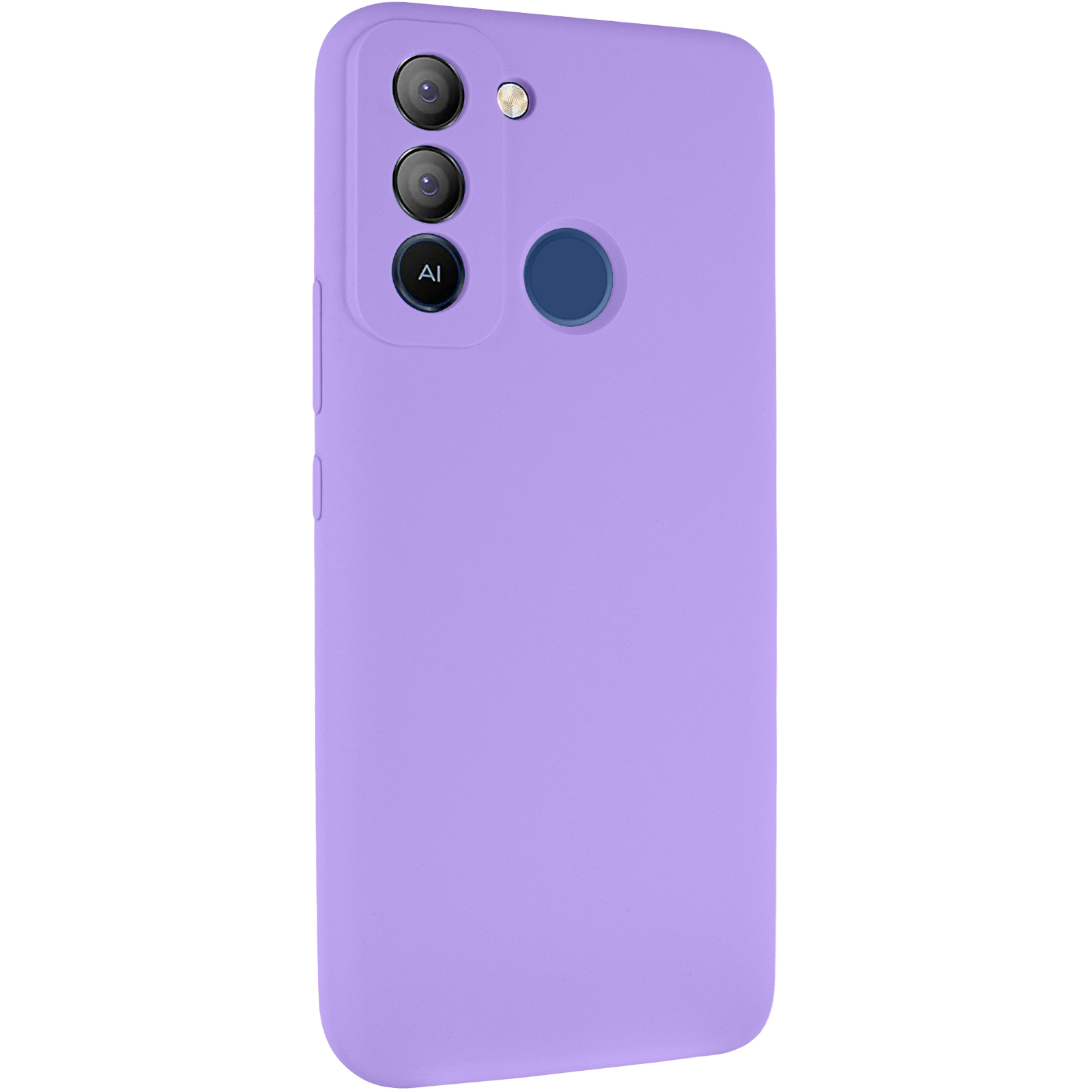 Чохол Silicone Cover Lakshmi Full Camera (AAA) для TECNO Pop 5 LTE, Бузковий / Dasheen, Силікон, купити оптом з доставкою
