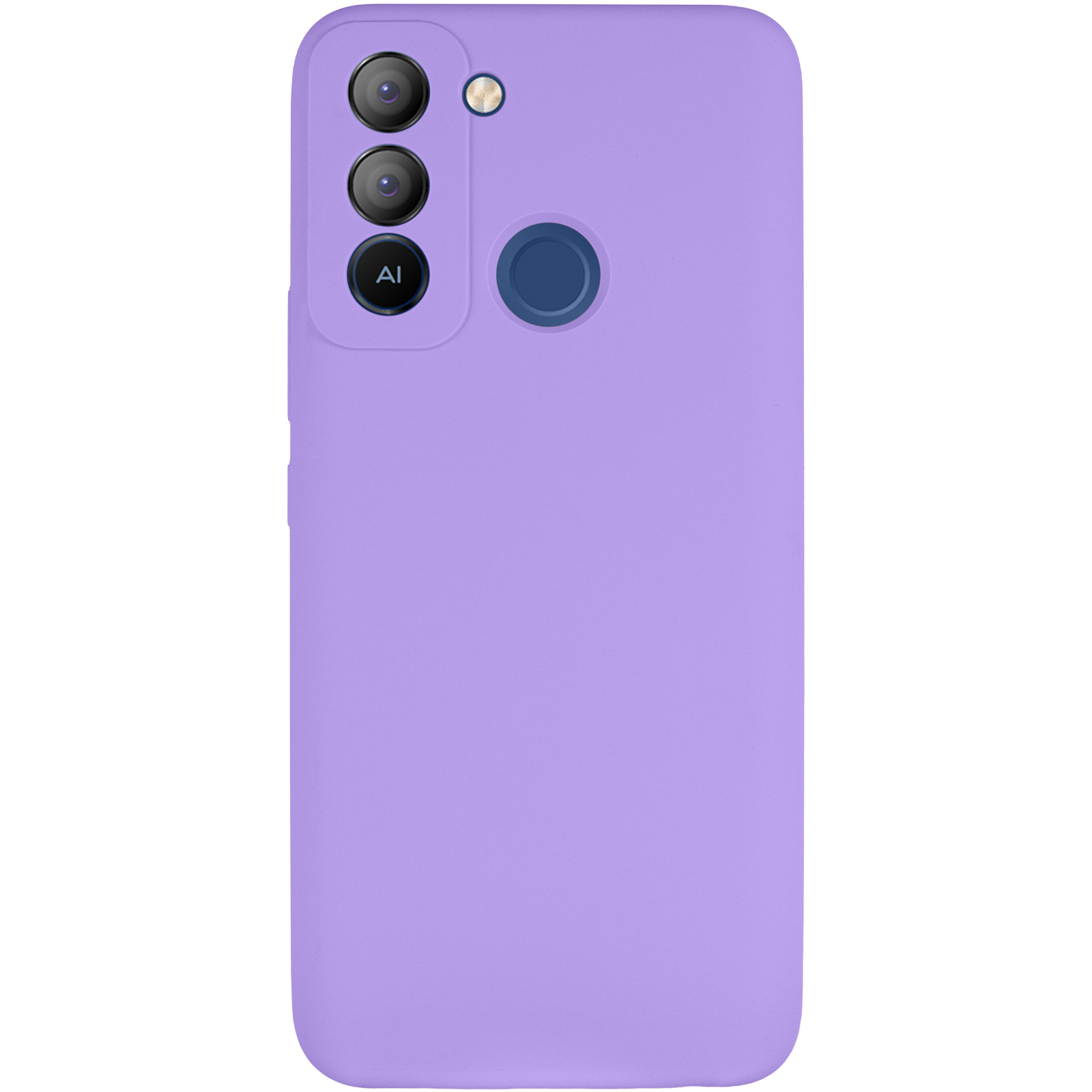 Чохол Silicone Cover Lakshmi Full Camera (AAA) для TECNO Pop 5 LTE, Бузковий / Dasheen 1, Силікон, купити оптом з доставкою