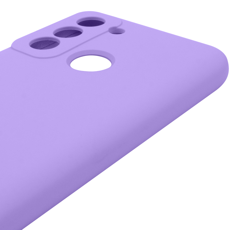 Чохол Silicone Cover Lakshmi Full Camera (AAA) для TECNO Pop 5 LTE, Бузковий / Dasheen 3, Силікон, купити оптом з доставкою
