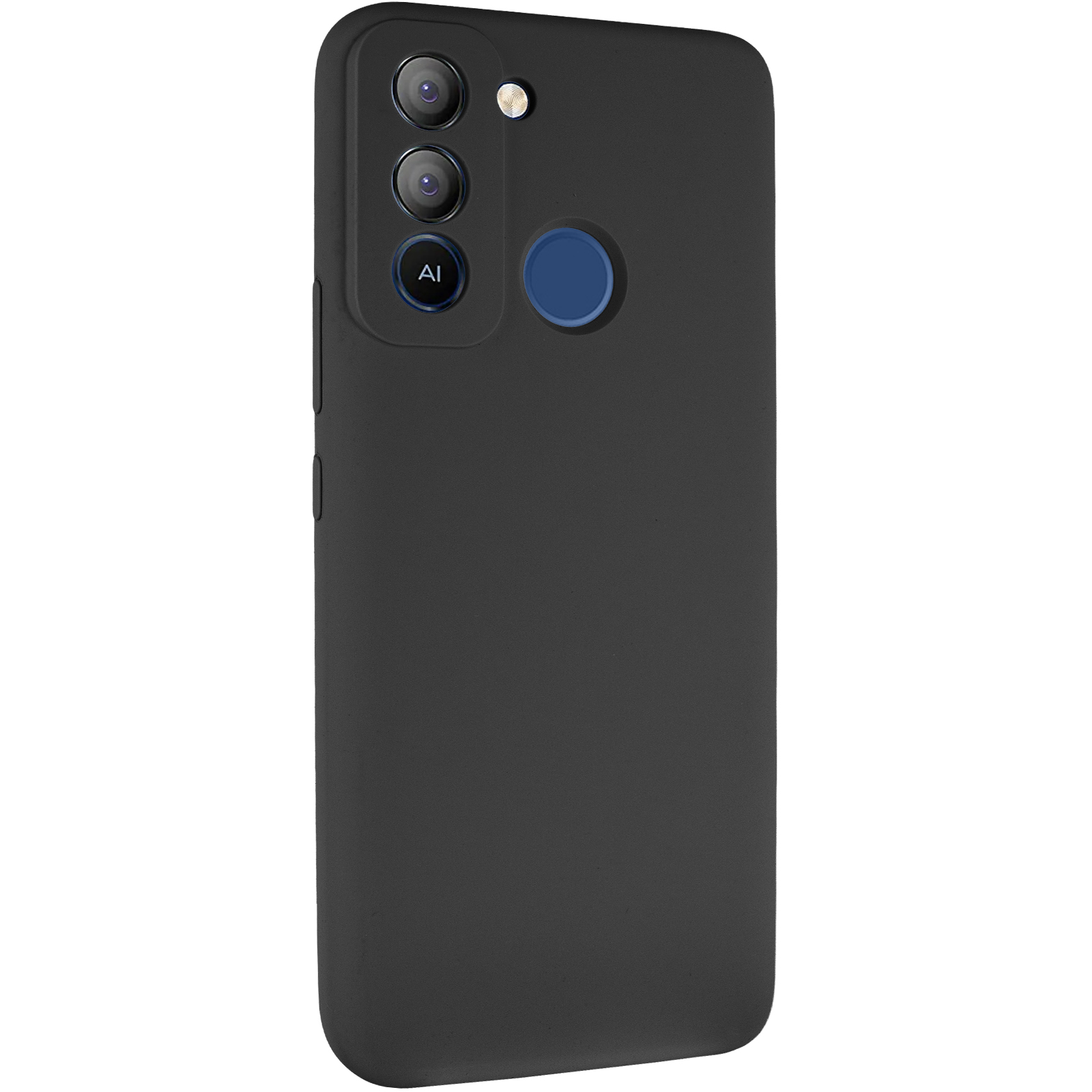 Чохол Silicone Cover Lakshmi Full Camera (AAA) для TECNO Pop 5 LTE, Чорний / Black, Силікон, купити оптом з доставкою
