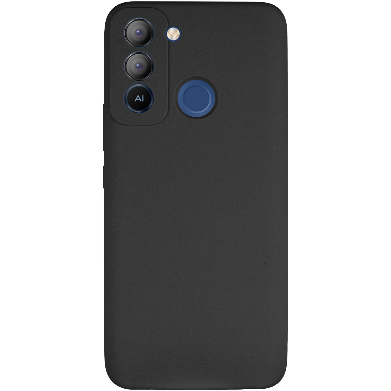 Чохол Silicone Cover Lakshmi Full Camera (AAA) для TECNO Pop 5 LTE, Чорний / Black 1, Силікон, купити оптом з доставкою