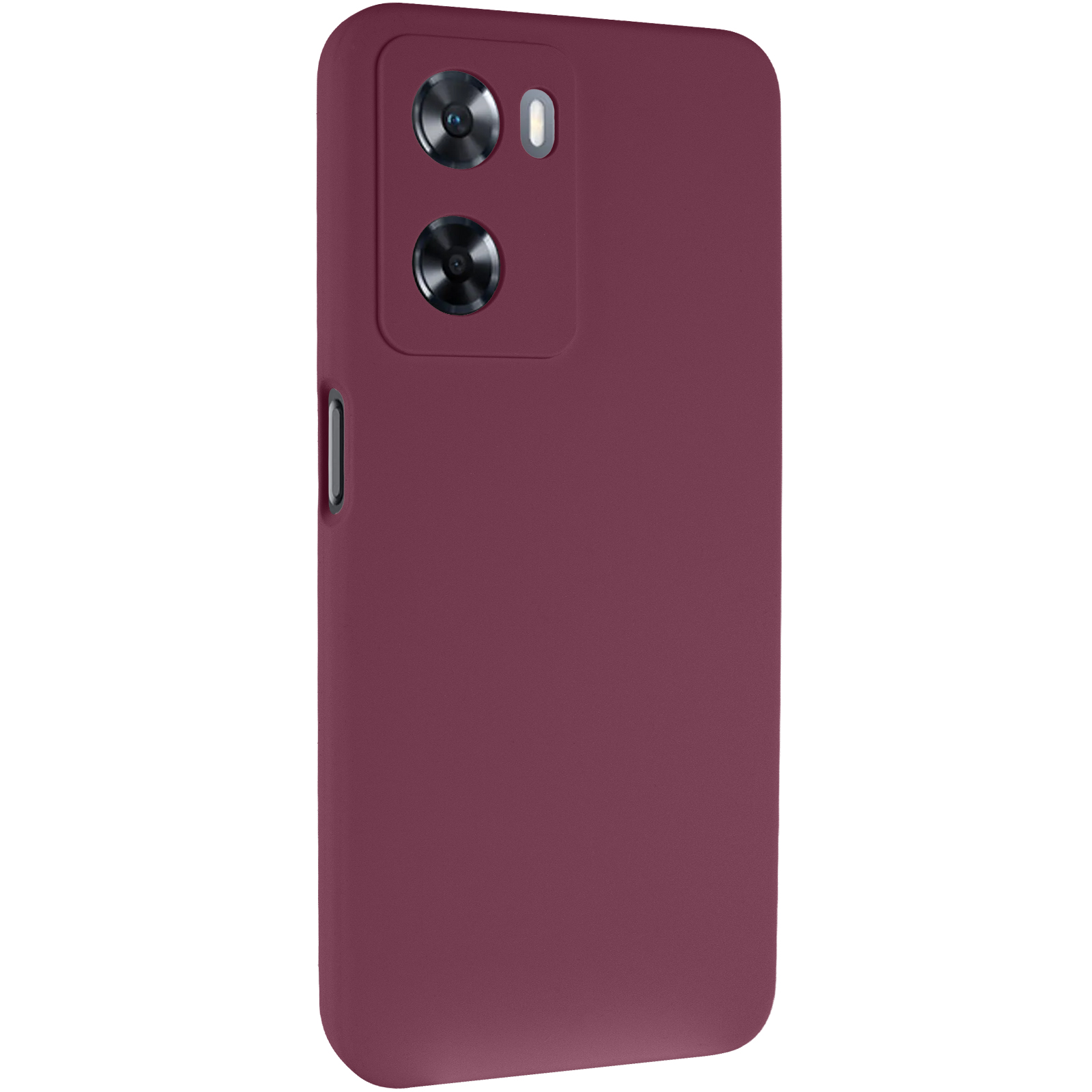 Чохол Silicone Cover Lakshmi Full Camera (AAA) для Oppo A57s / A77s, Бордовий / Plum, Силікон, купити оптом з доставкою