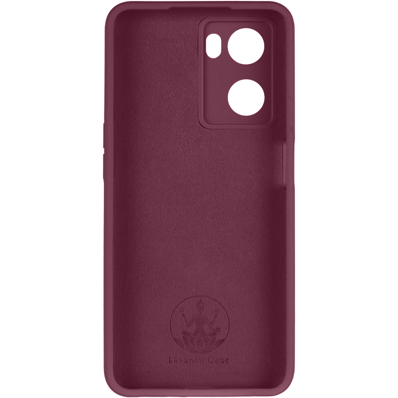 Чохол Silicone Cover Lakshmi Full Camera (AAA) для Oppo A57s / A77s, Бордовий / Plum 2, Силікон, купити оптом з доставкою