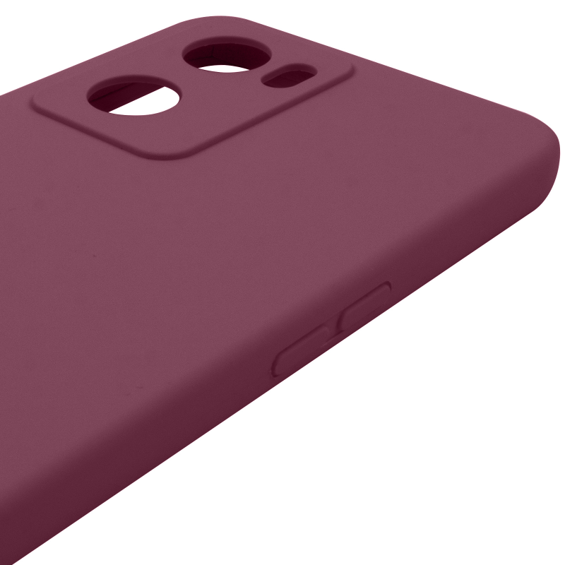 Чохол Silicone Cover Lakshmi Full Camera (AAA) для Oppo A57s / A77s, Бордовий / Plum 3, Силікон, купити оптом з доставкою