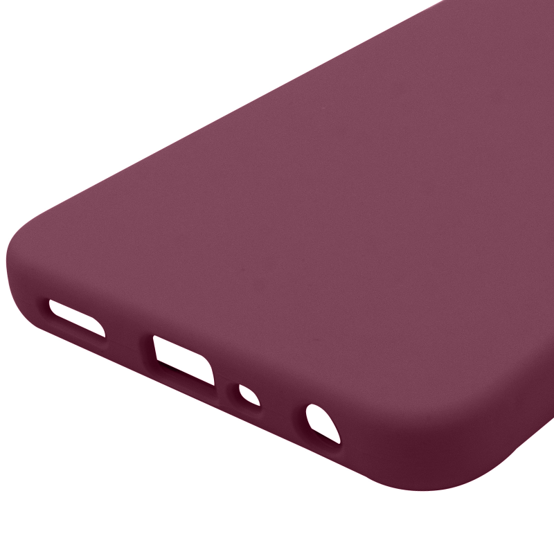 Чохол Silicone Cover Lakshmi Full Camera (AAA) для Oppo A57s / A77s, Бордовий / Plum 4, Силікон, купити оптом з доставкою