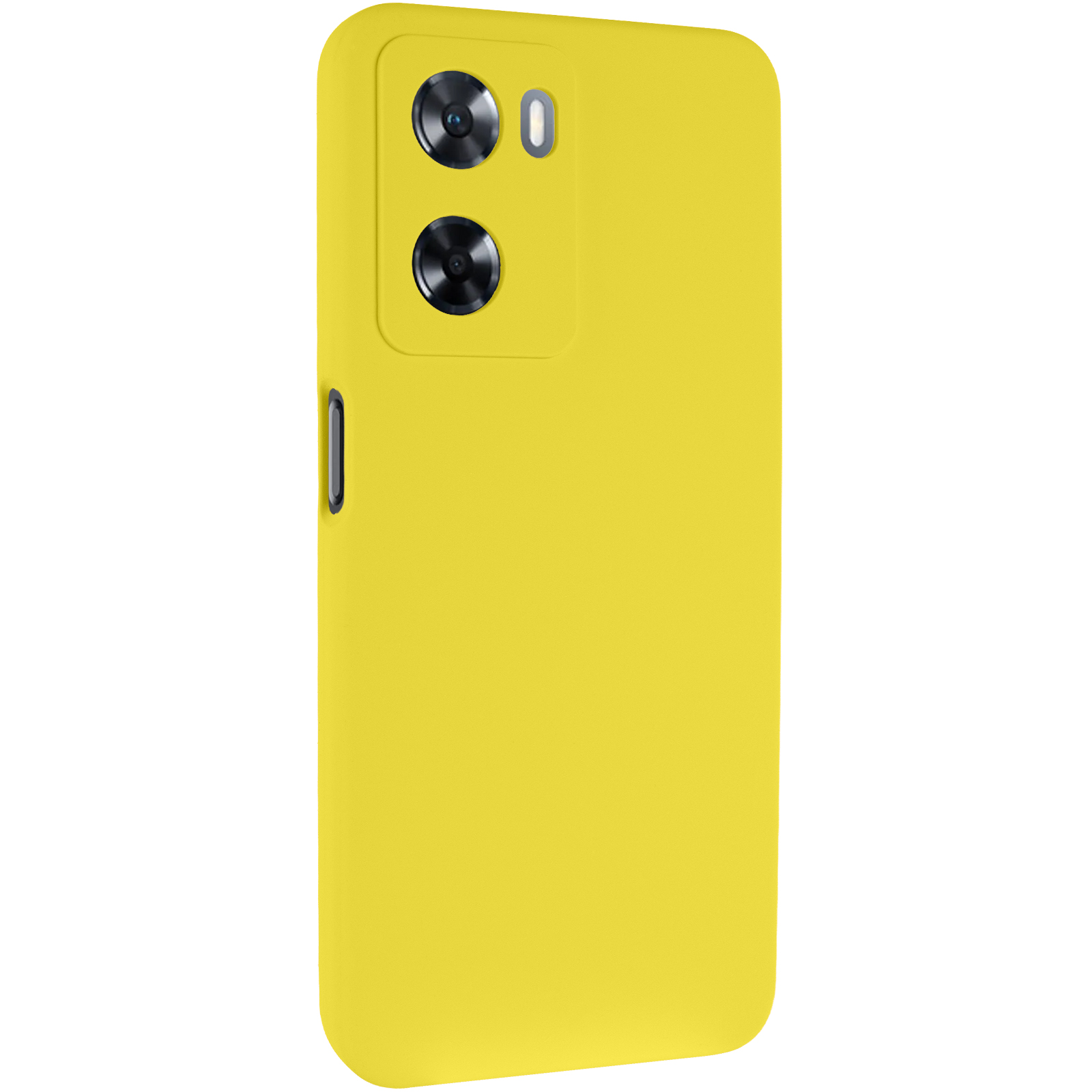 Чохол Silicone Cover Lakshmi Full Camera (AAA) для Oppo A57s / A77s, Жовтий / Yellow, Силікон, купити оптом з доставкою