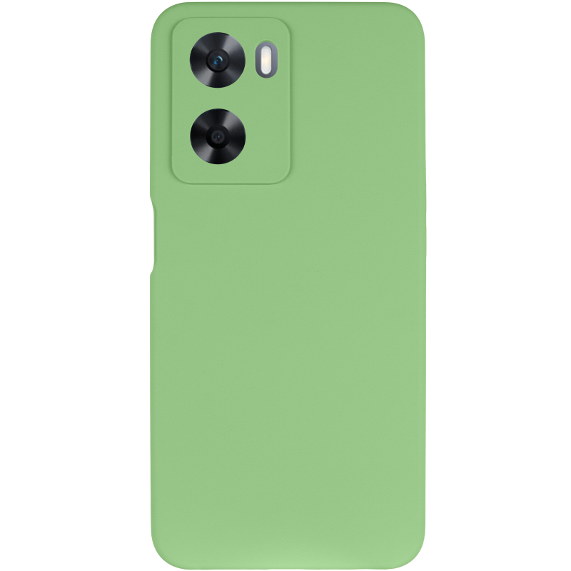 Чохол Silicone Cover Lakshmi Full Camera (AAA) для Oppo A57s / A77s, М'ятний / Mint 1, Силікон, купити оптом з доставкою