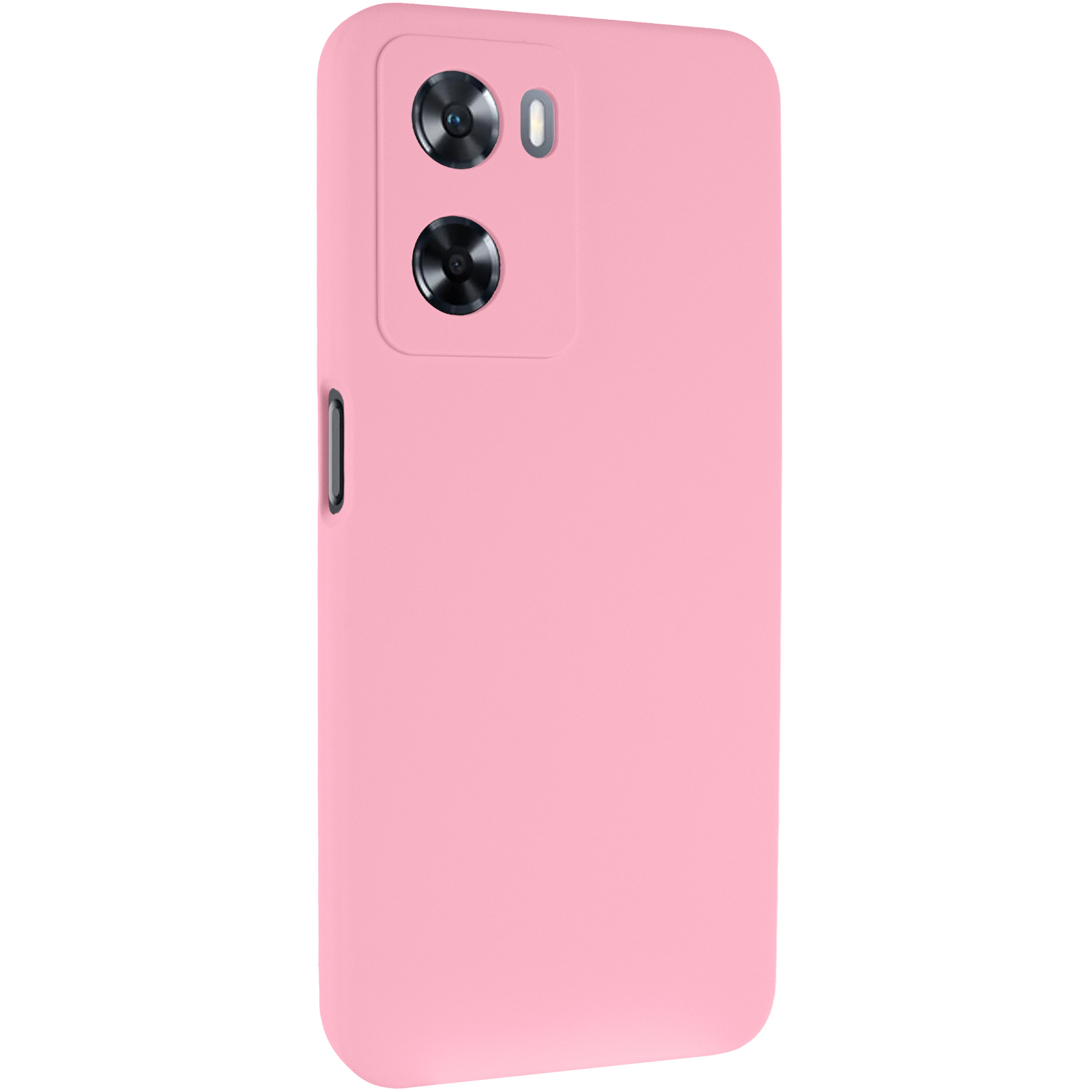 Чохол Silicone Cover Lakshmi Full Camera (AAA) для Oppo A57s / A77s, Рожевий / Light pink, Силікон, купити оптом з доставкою