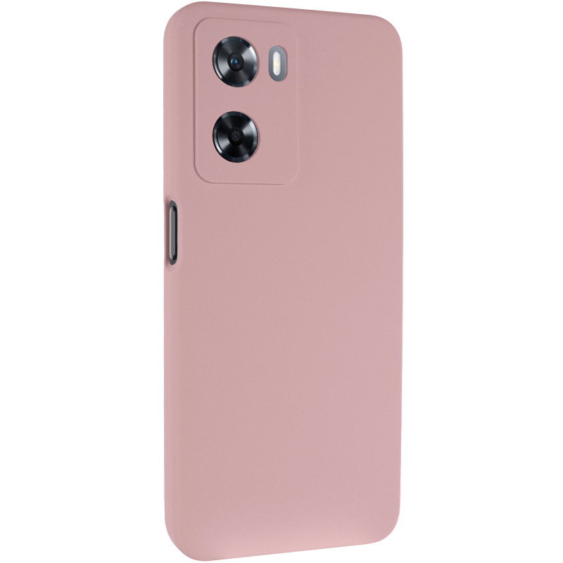 Чохол Silicone Cover Lakshmi Full Camera (AAA) для Oppo A57s / A77s, Рожевий / Pink Sand, Силікон, купити оптом з доставкою