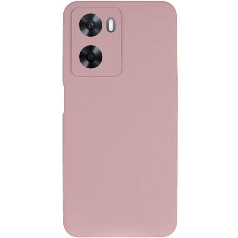 Чохол Silicone Cover Lakshmi Full Camera (AAA) для Oppo A57s / A77s, Рожевий / Pink Sand 1, Силікон, купити оптом з доставкою