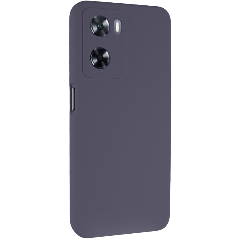 Чохол Silicone Cover Lakshmi Full Camera (AAA) для Oppo A57s / A77s, Сірий / Dark Gray, Силікон, купити оптом з доставкою