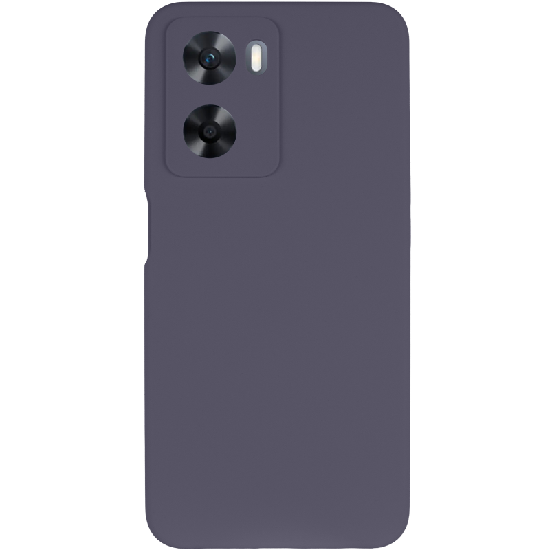 Чохол Silicone Cover Lakshmi Full Camera (AAA) для Oppo A57s / A77s, Сірий / Dark Gray 1, Силікон, купити оптом з доставкою