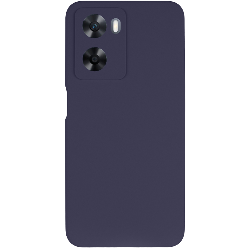 Чохол Silicone Cover Lakshmi Full Camera (AAA) для Oppo A57s / A77s, Темно-синій / Midnight blue 1, Силікон, купити оптом з доставкою