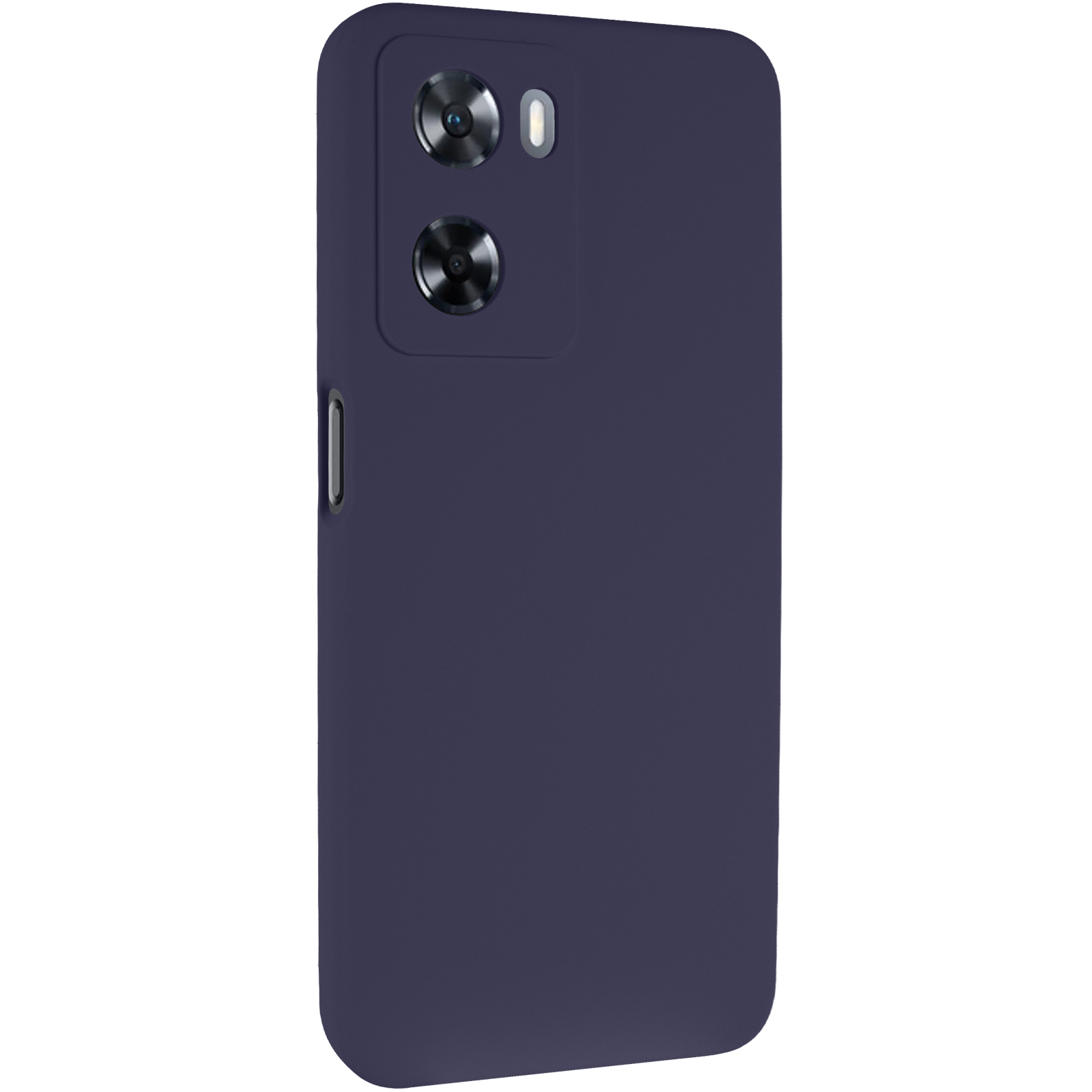 Чохол Silicone Cover Lakshmi Full Camera (AAA) для Oppo A57s / A77s, Темно-синій / Midnight blue, Силікон, купити оптом з доставкою