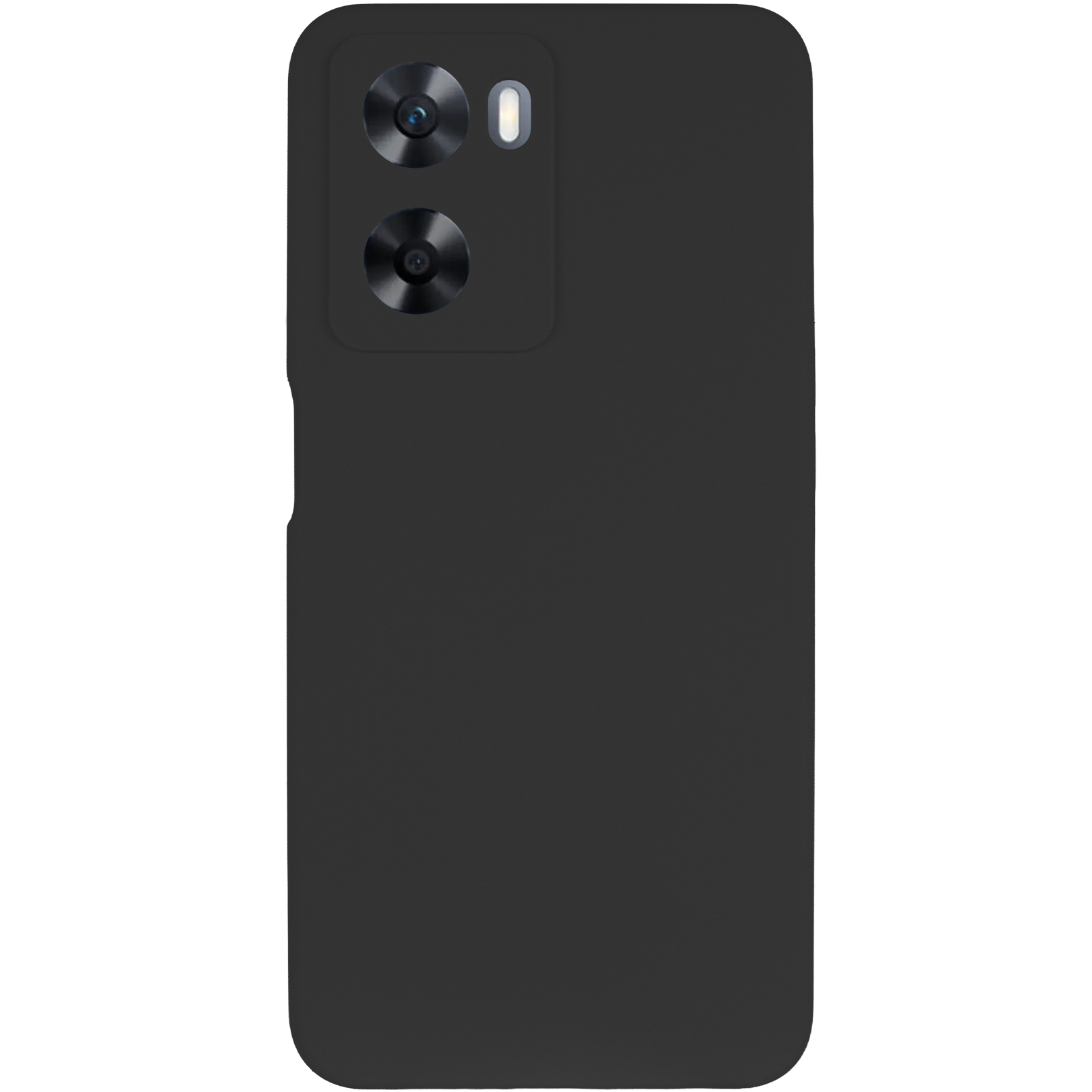 Чохол Silicone Cover Lakshmi Full Camera (AAA) для Oppo A57s / A77s, Чорний / Black 1, Силікон, купити оптом з доставкою