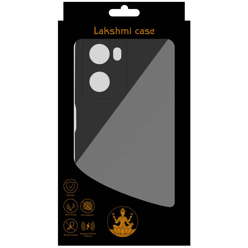 Чохол Silicone Cover Lakshmi Full Camera (AAA) для Oppo A57s / A77s, Чорний / Black 2, Силікон, купити оптом з доставкою
