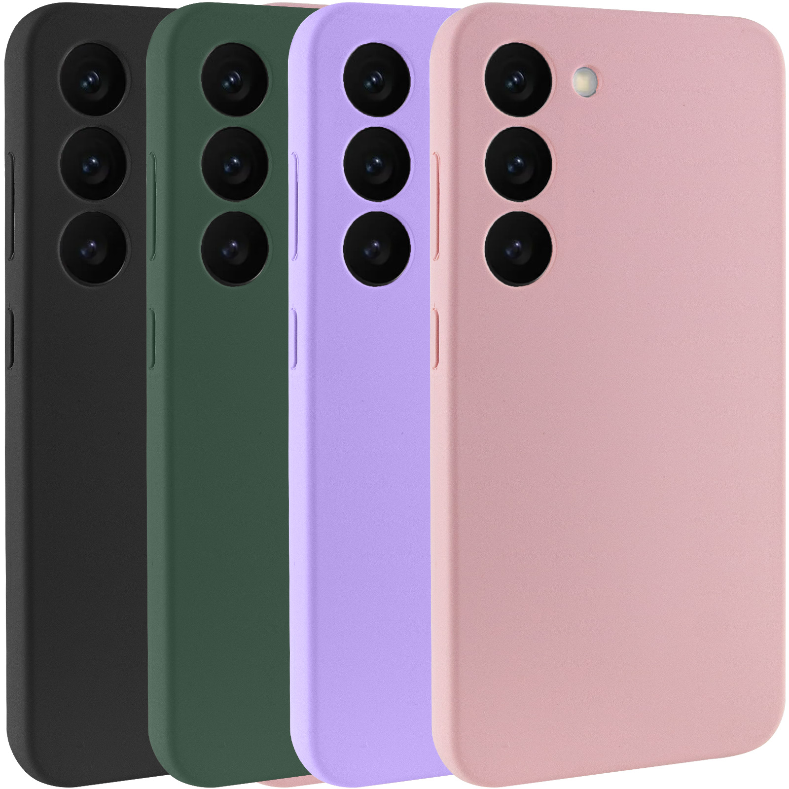 Чохол Silicone Cover Lakshmi Full Camera (AAA) для Samsung Galaxy S23, Силікон, купити оптом з доставкою
