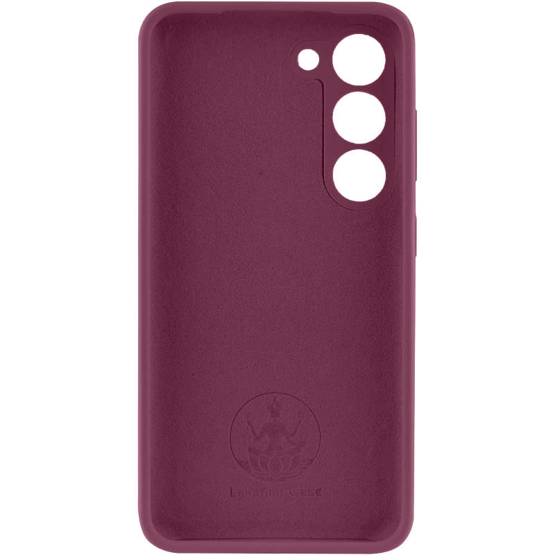 Чехол Silicone Cover Lakshmi Full Camera (AAA) для Samsung Galaxy S23, Бордовый / Plum 2, Силикон, купить оптом с доставкой