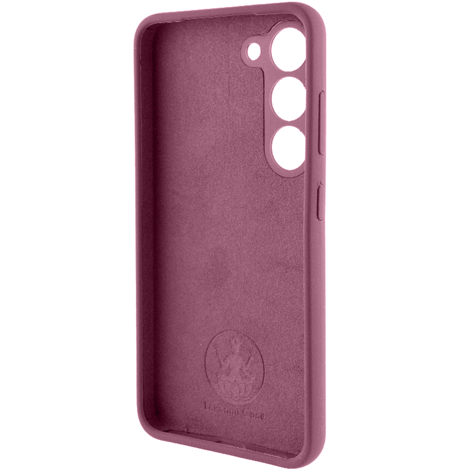 Чехол Silicone Cover Lakshmi Full Camera (AAA) для Samsung Galaxy S23, Бордовый / Plum 3, Силикон, купить оптом с доставкой