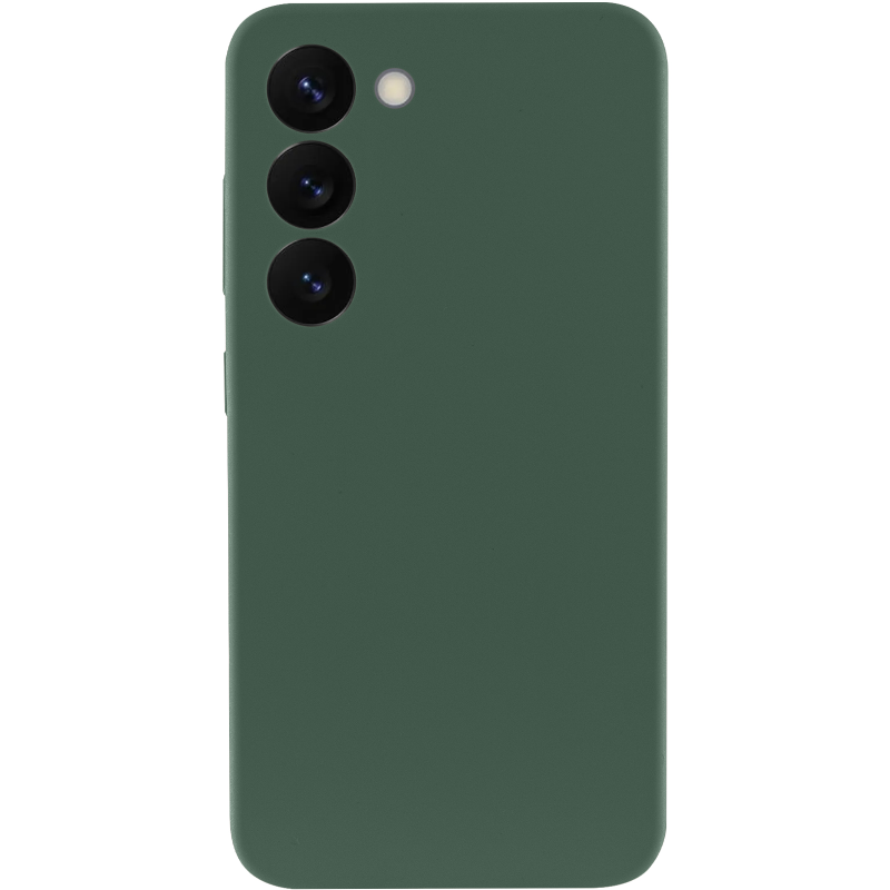Чохол Silicone Cover Lakshmi Full Camera (AAA) для Samsung Galaxy S23, Зелений / Cyprus Green 1, Силікон, купити оптом з доставкою