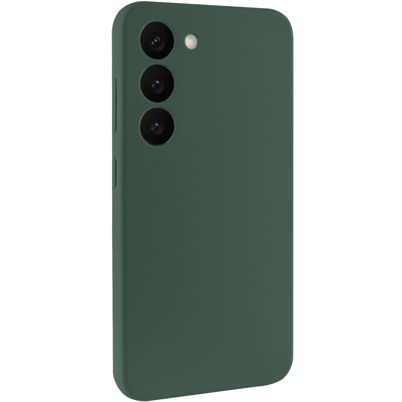 Чохол Silicone Cover Lakshmi Full Camera (AAA) для Samsung Galaxy S23, Зелений / Cyprus Green 4, Силікон, купити оптом з доставкою