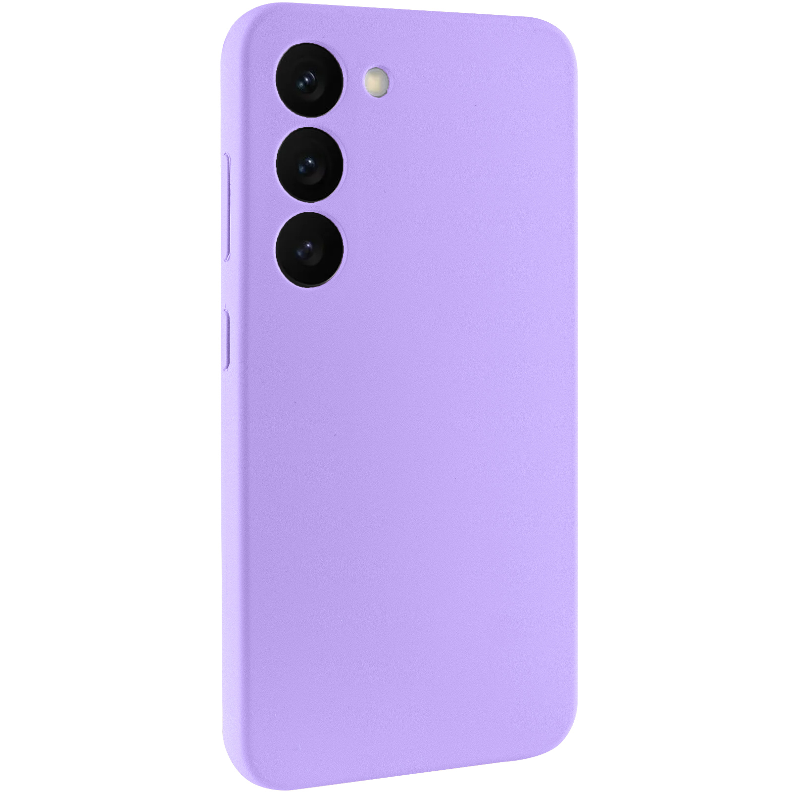 Чохол Silicone Cover Lakshmi Full Camera (AAA) для Samsung Galaxy S23, Бузковий / Dasheen, Силікон, купити оптом з доставкою