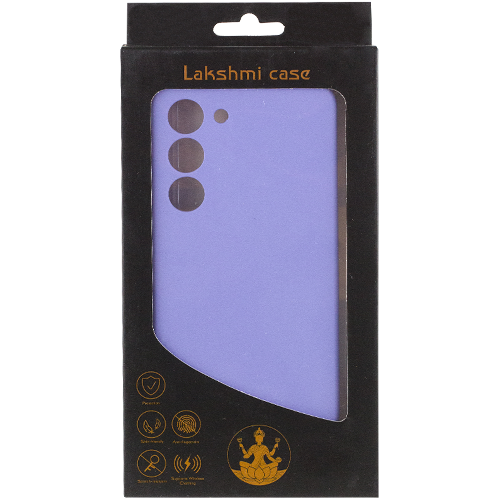 Чохол Silicone Cover Lakshmi Full Camera (AAA) для Samsung Galaxy S23, Бузковий / Dasheen 4, Силікон, купити оптом з доставкою