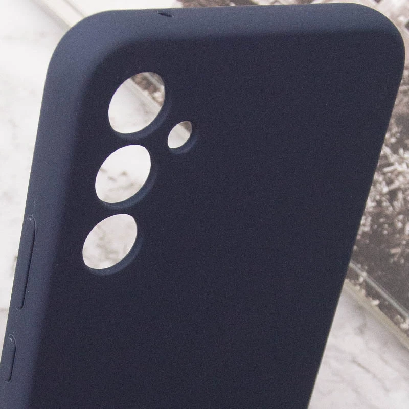 Чехол Silicone Cover Lakshmi Full Camera (AAA) для Samsung Galaxy S23, Темно-синий / Midnight blue 5, Силикон, купить оптом с доставкой
