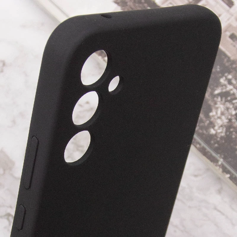 Чехол Silicone Cover Lakshmi Full Camera (AAA) для Samsung Galaxy S23, Черный / Black 5, Силикон, купить оптом с доставкой