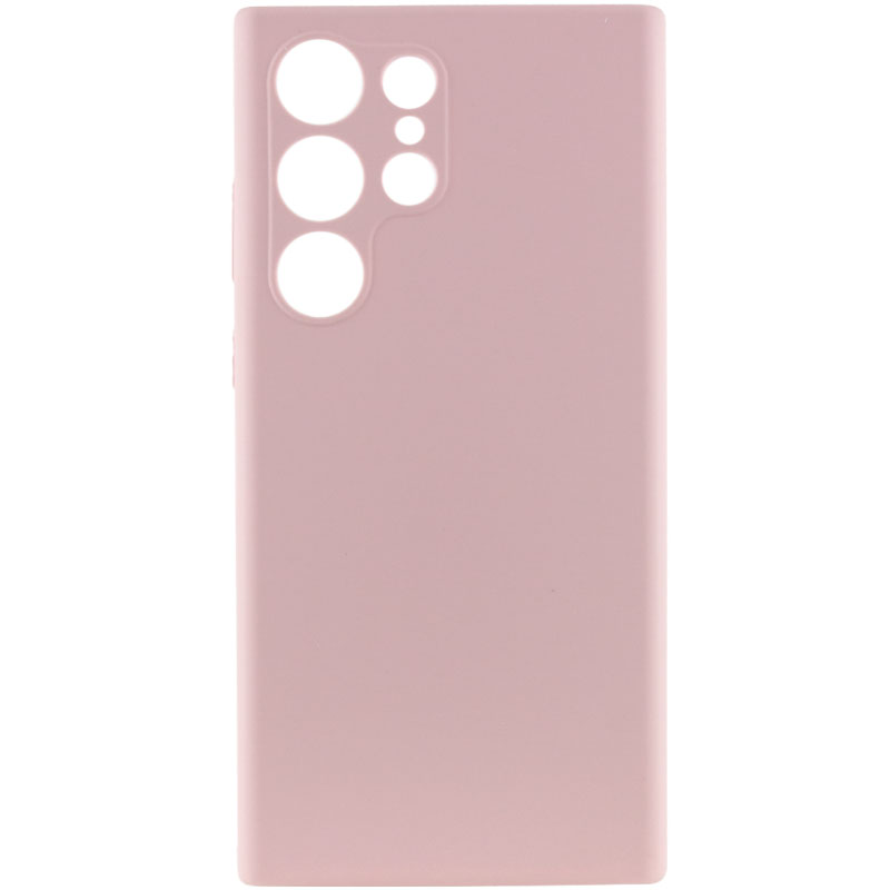 Чохол Silicone Cover Lakshmi Full Camera (AAA) для Samsung Galaxy S23 Ultra, Рожевий / Pink Sand, Силікон, купити оптом з доставкою