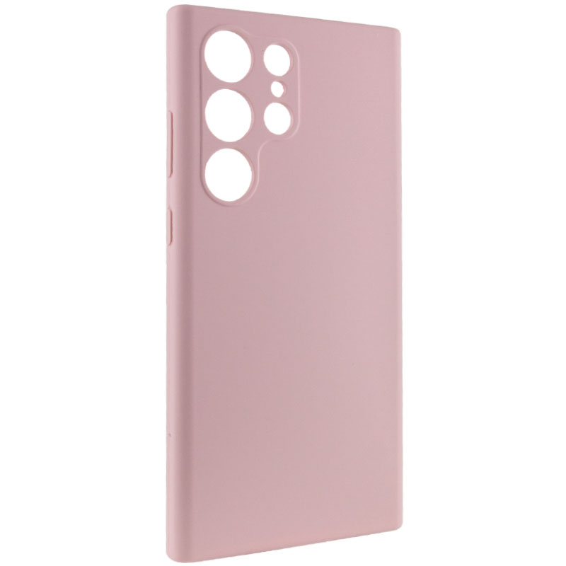 Чохол Silicone Cover Lakshmi Full Camera (AAA) для Samsung Galaxy S23 Ultra, Рожевий / Pink Sand 1, Силікон, купити оптом з доставкою