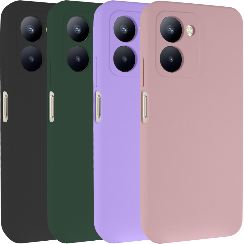 Чохол Silicone Cover Lakshmi Full Camera (AAA) для Realme C33, Силікон, купити оптом з доставкою