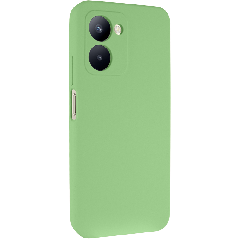 Чохол Silicone Cover Lakshmi Full Camera (AAA) для Realme C33, М'ятний / Mint, Силікон, купити оптом з доставкою