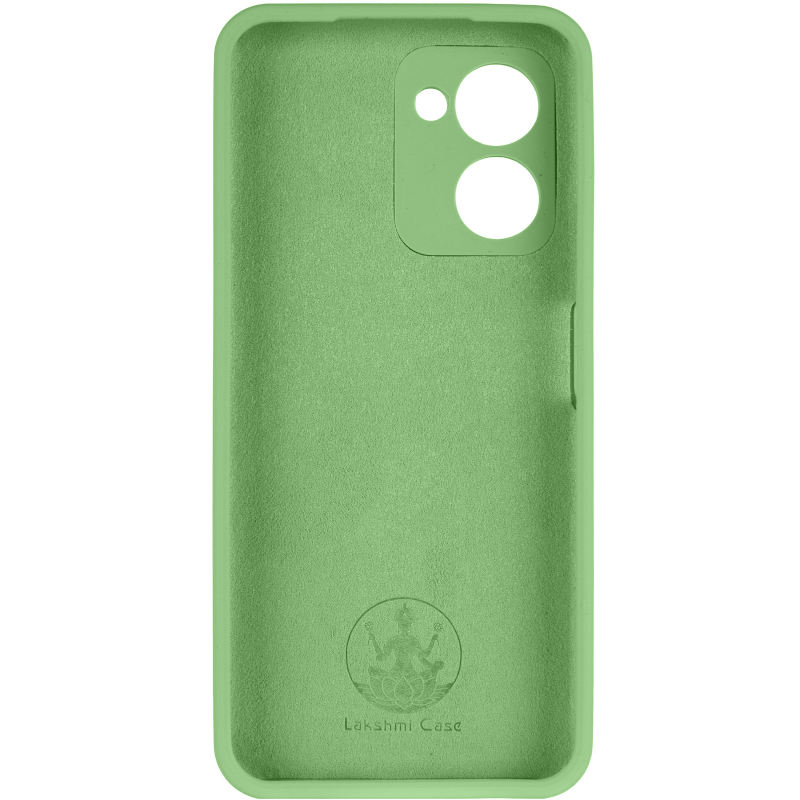 Чохол Silicone Cover Lakshmi Full Camera (AAA) для Realme C33, М'ятний / Mint 2, Силікон, купити оптом з доставкою