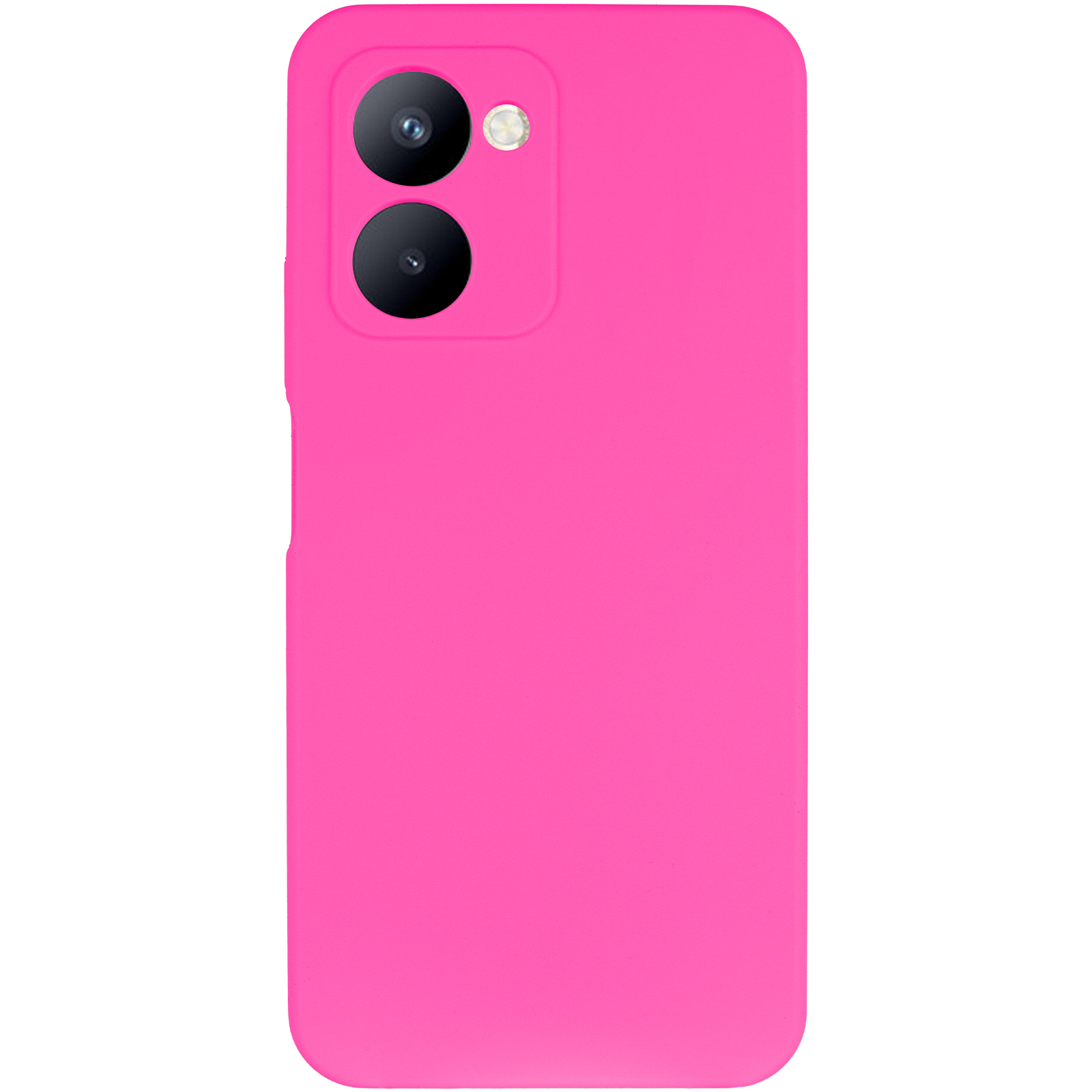 Чохол Silicone Cover Lakshmi Full Camera (AAA) для Realme C33, Рожевий / Barbie pink 1, Силікон, купити оптом з доставкою