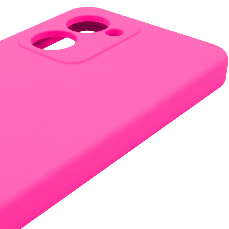 Чохол Silicone Cover Lakshmi Full Camera (AAA) для Realme C33, Рожевий / Barbie pink 3, Силікон, купити оптом з доставкою