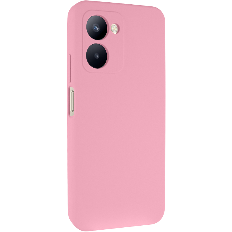 Чохол Silicone Cover Lakshmi Full Camera (AAA) для Realme C33, Рожевий / Light pink, Силікон, купити оптом з доставкою