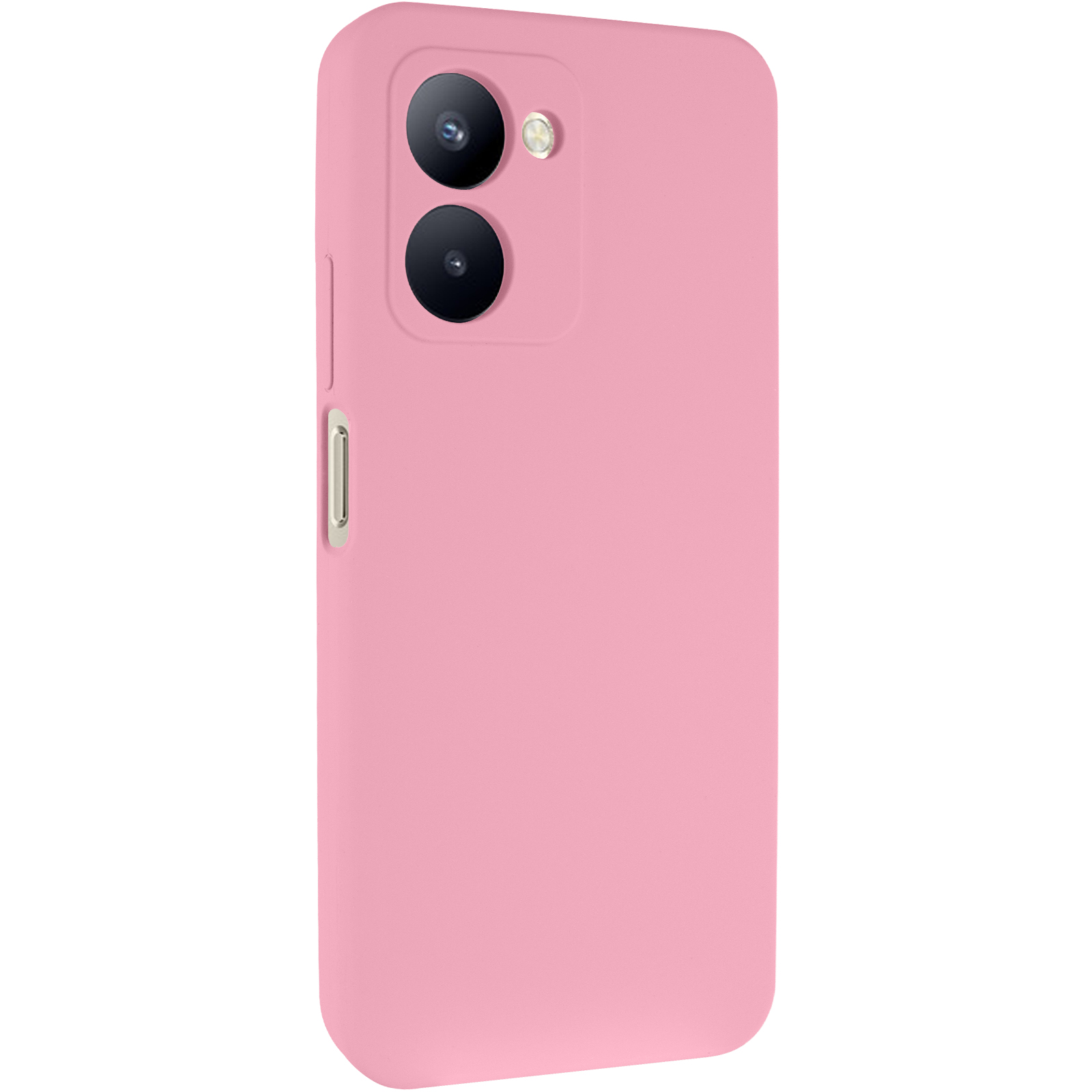 Чохол Silicone Cover Lakshmi Full Camera (AAA) для Realme C33, Рожевий / Light pink, Силікон, купити оптом з доставкою