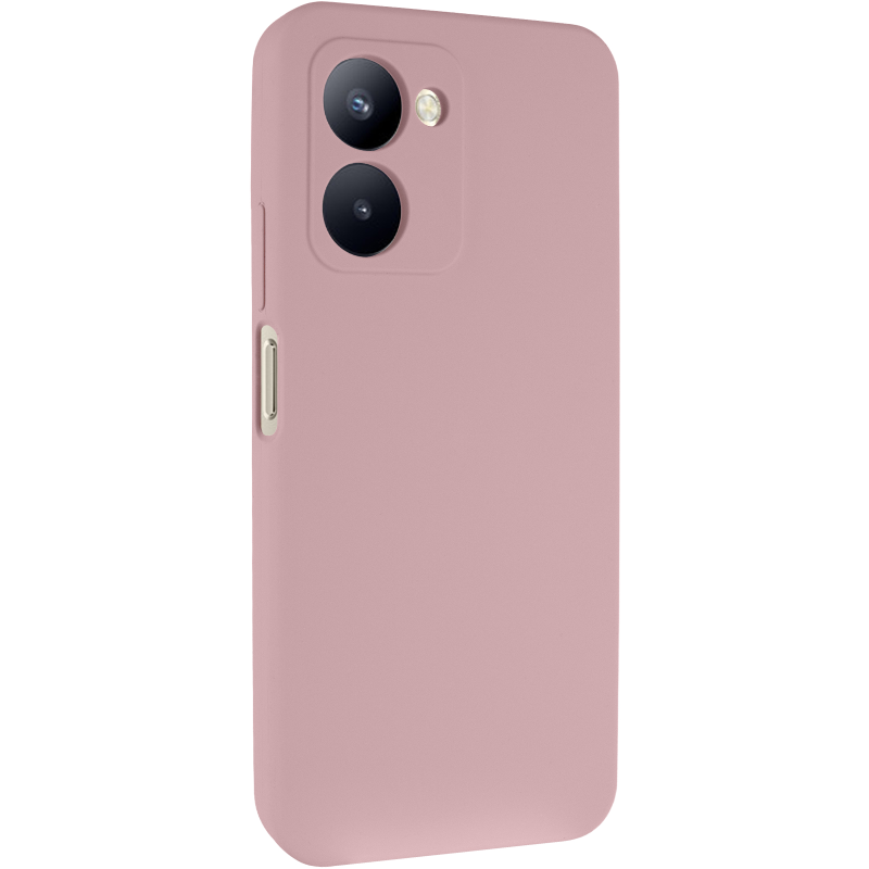 Чохол Silicone Cover Lakshmi Full Camera (AAA) для Realme C33, Рожевий / Pink Sand, Силікон, купити оптом з доставкою