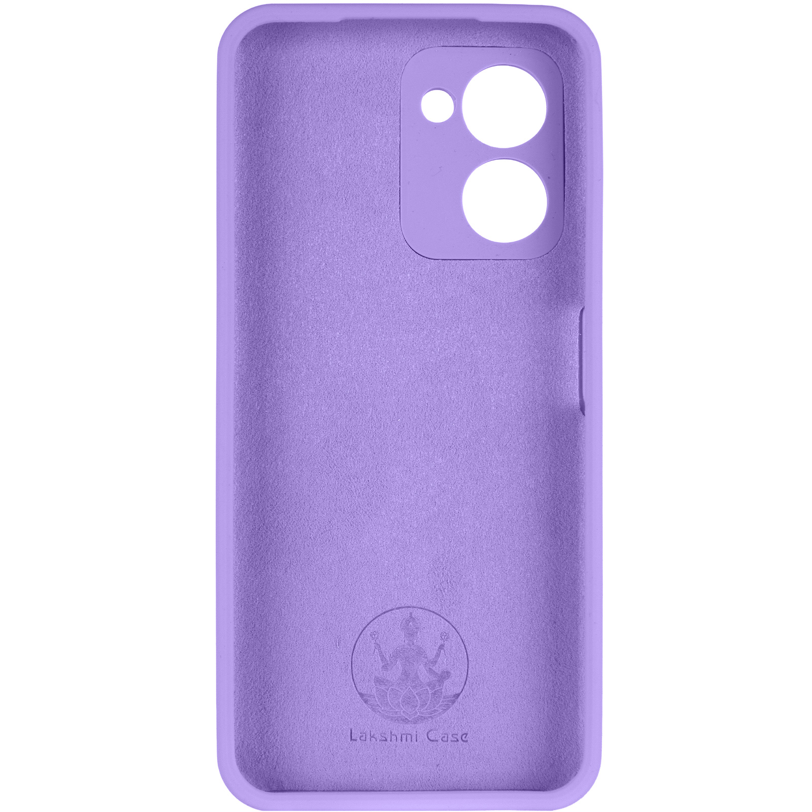 Чохол Silicone Cover Lakshmi Full Camera (AAA) для Realme C33, Бузковий / Dasheen 2, Силікон, купити оптом з доставкою