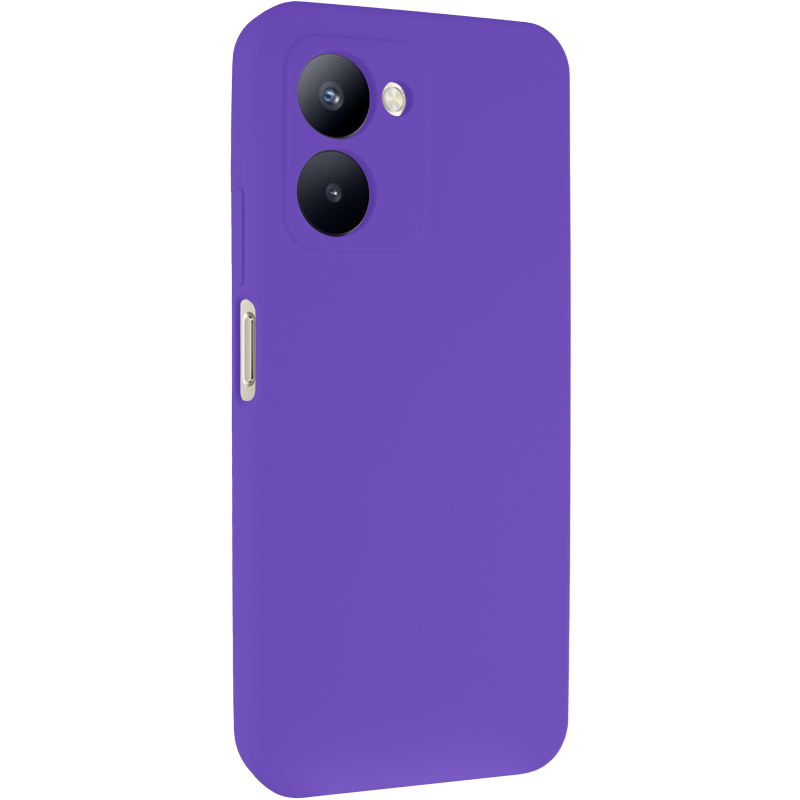 Чохол Silicone Cover Lakshmi Full Camera (AAA) для Realme C33, Фіолетовий / Amethyst, Силікон, купити оптом з доставкою