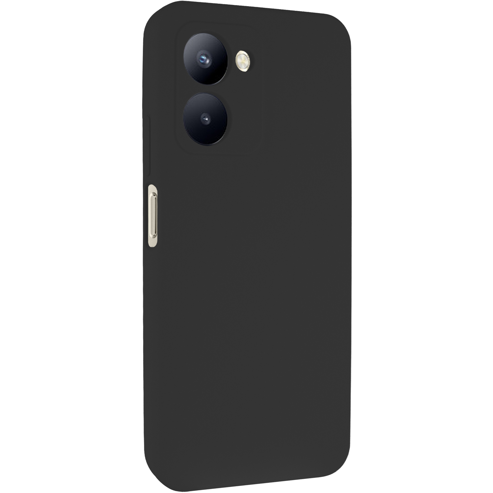 Чохол Silicone Cover Lakshmi Full Camera (AAA) для Realme C33, Чорний / Black, Силікон, купити оптом з доставкою